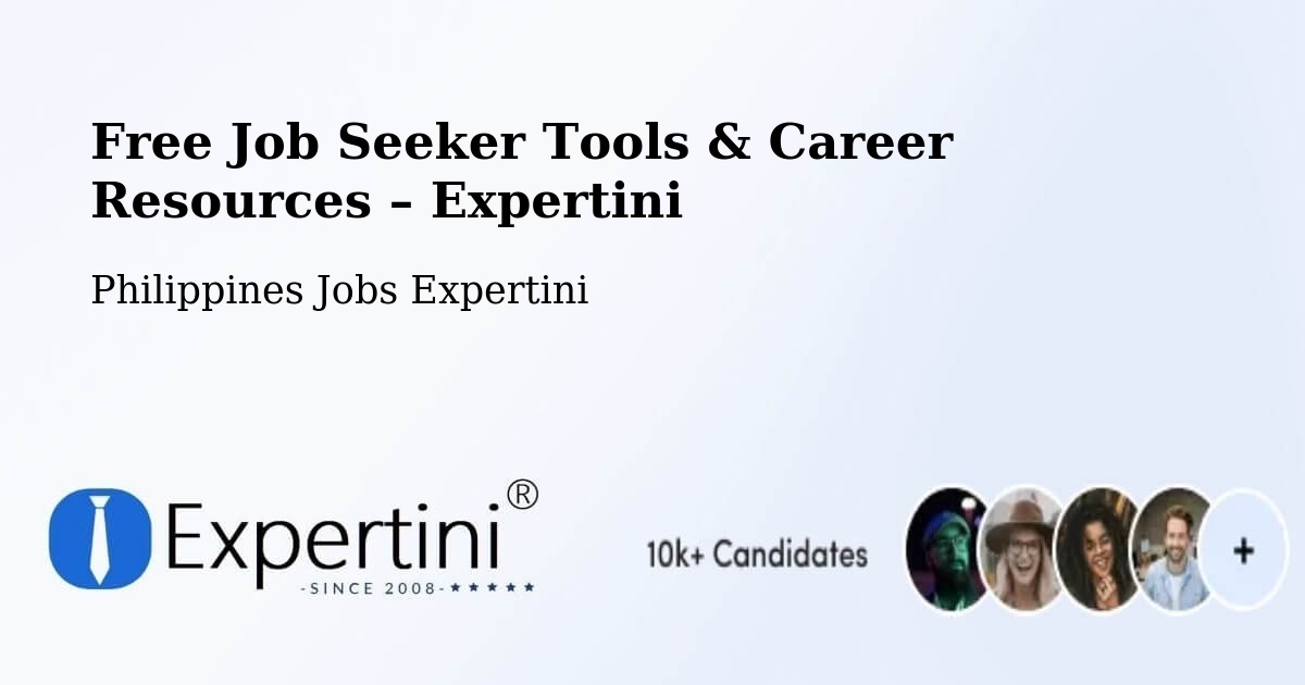 Free Job Seeker Tools & Career Resources – T'Boli - T'Boli, Philippines Jobs Expertini