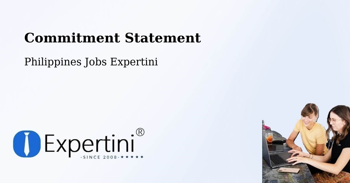 Corporate Commitment – T'Boli - Philippines Jobs Expertini