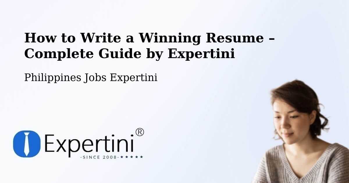 Resume Writing Guide for Job Seekers – T'Boli - T'Boli, Philippines Jobs Expertini