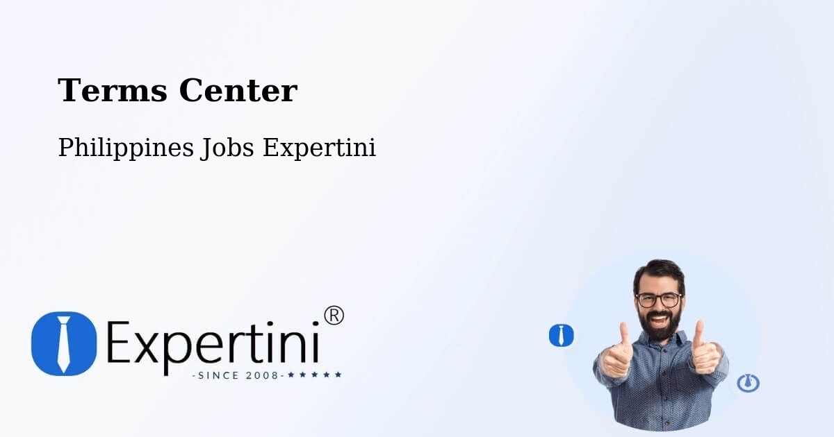 Terms of Service – T'Boli - Philippines Jobs Expertini